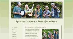 Desktop Screenshot of folkband.spirited-ireland.net