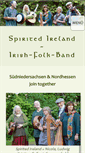 Mobile Screenshot of folkband.spirited-ireland.net